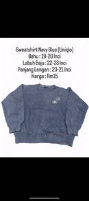 Sweatshirt Navy Blue (Uniqlo)