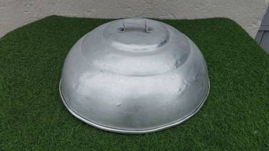 B825 Penutup Kuali Dia 43cm Aluminium Wok Cover