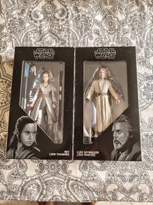 Star Wars Black Series 6"Luke Skywalker & Rey.