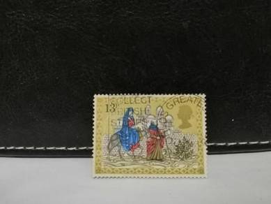 1979 UK Stamp Christmas Mary & Joseph Travelling