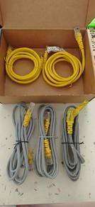 [NEW] 5 Ethernet Cables (1.5 meter) - Yellow and G