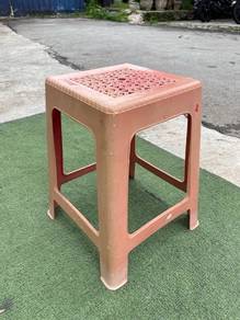 YB20R Kerusi Bangku Plastik Plastic Stool ChairRed
