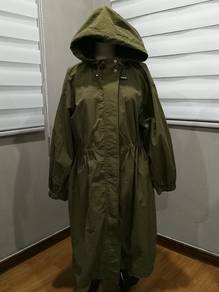 HK WORKS LONDON green army parka L 1797