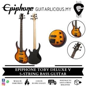 EPIPHONE Toby Deluxe V 5-String Bass Sunburst