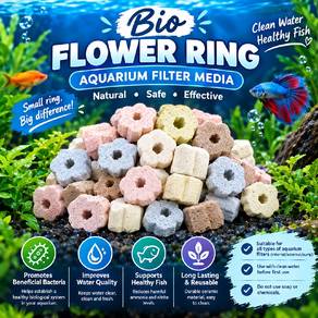 1KG Flower Ring Aquarium Filter Media 