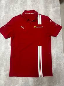 F1 Ferrari  Racing x Puma Team Issue 1/4 Zip polo