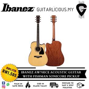 Ibanez AW70ECE Acoustic Guitar with 4 band EQ