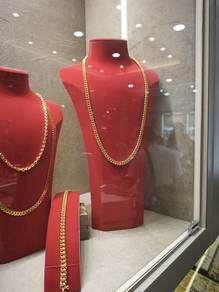 999 Gold Chain and Bracelet 