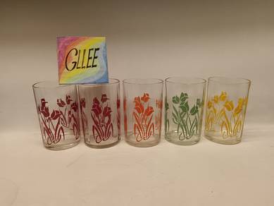 12pcs Vintage Glass 