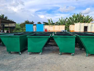Tong sampah leach bin 1100L 1500L