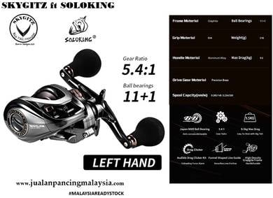 SKYGITZ MALAYSIA SOLOKING HIAW200 9.5Kg reel