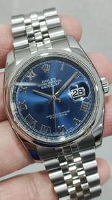 Rolex Datejust 36mm Blue Roman 