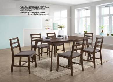 Solid Wood 6 Seater Elegant Dining Set