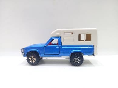 Vintage 1980s Tomica Toyota Hilux 4WD Camping Car