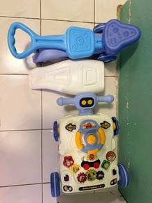 6-in-1 Multifunction Baby Walker + Safety Helmet