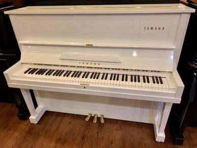 Yamaha Upright Piano U1 White Imported Japan