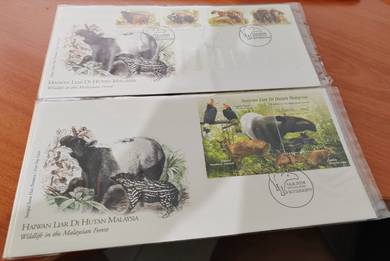 First Day Cover Wildlife in Malaysia Forest 2004