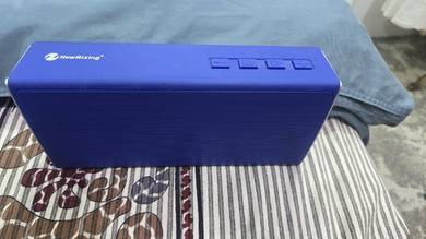 NewRixing Blue Portable Wireless Bluetooth Speaker