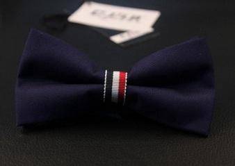 009 Stylish Blue Bow Tie Formal Business Bowtie