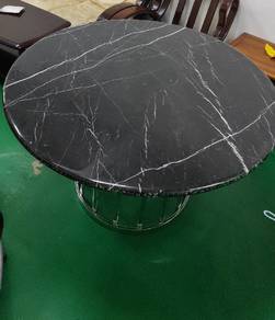 Marble dining table marble with white veining