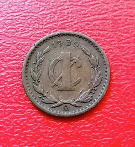 Mexico 1 Centavo 1939 Coin (Kod : M1123)