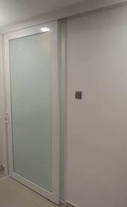 Pintu Slidng Gantung Ruang Tamu - (Aluminium-Kace)