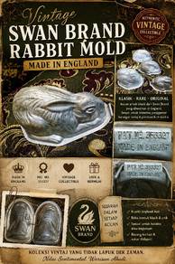 Vintage Swan Brand Rabbit Mold - Made in England

