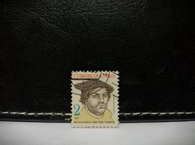 1983 Czechoslovakia Stamp Martin Luther