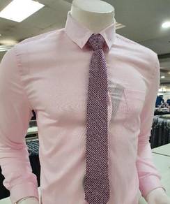 Suave slim fit formal pink peach shirt M size