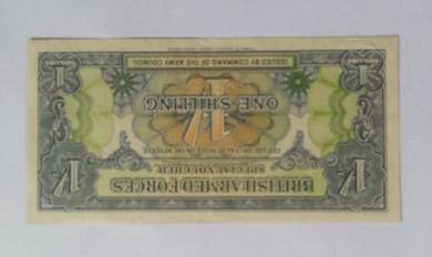 British Armed Forces 1 shilling (1946) XF+ P.M11a
