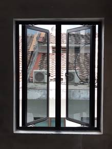 Tingkap Swing Pejabat - Aluminium&Kace
