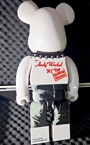 Bearbrick Andy Warhol The Rolling Stones 400%+100%