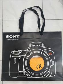 Sony Alpha Camera shopping bag with Free towels 