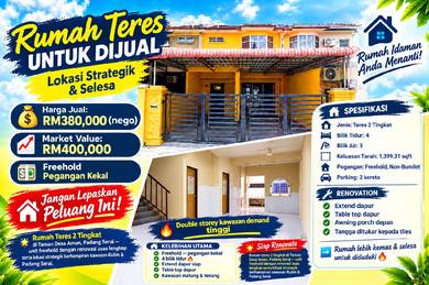 2-storey Terraced House For Sale in Padang Serai,KDH