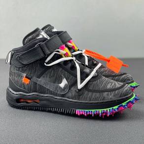 Off-White x Nike Air Force 1 Mid Black