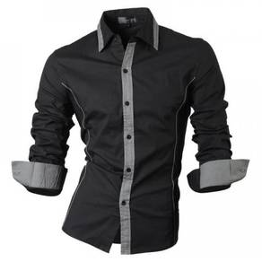 A0538 BLACK VINTAGE FORMAL LONG SLEEVES SHiRT 🔥