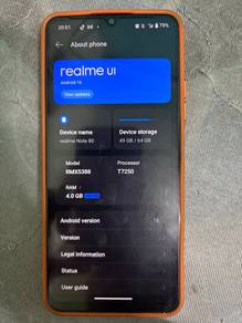 Realme note 80