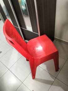 Two number of plastic chairs