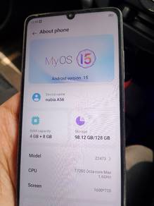  NUBIA A56 📱 128GB Storage⚡ 12GB RAM (4GB 
