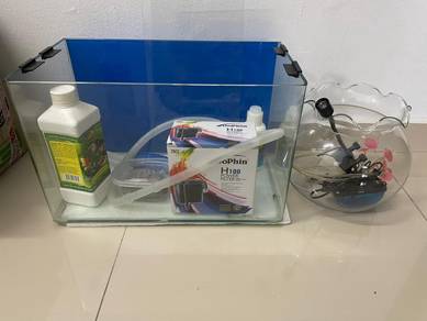 aquarium set with accessories