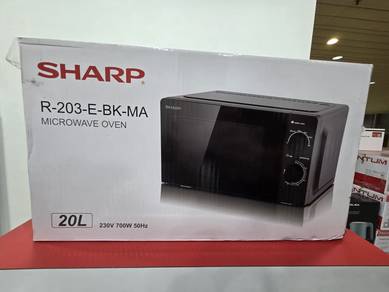 Sharp 20L Basic Microwave Oven (Black)