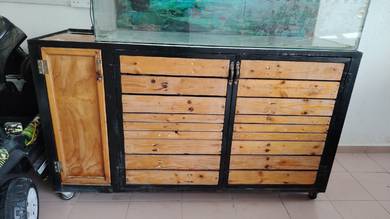 4ft aquarium with cabinet 