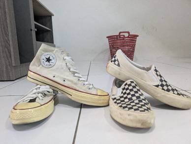 Converse High Cut & Vans Slip On