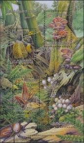 2010 Wild Mushroom Fungus Fungi Taiwan MS Stamp UM