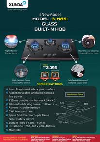 Glass Built-In Hob (3-H851)