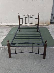 BK-M04S NEW * Katil Besi Single Metal Bed Frame