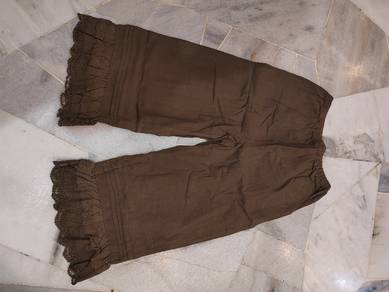 linen brown palazzo