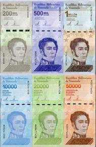 Venezuela set of 6 year 2019 - 2020