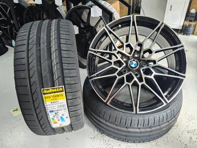 BMW E90 F30 F32 X1 E84 19" Rim + Tayar Baru R88