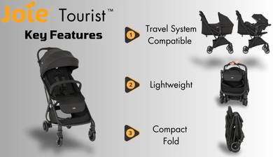 Joie Tourist Baby Stroller | Lightweight